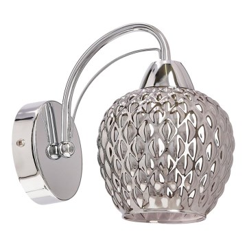 Sienas lampa TOBIAS 1xE27/40W/230V spīdīgi hromēts