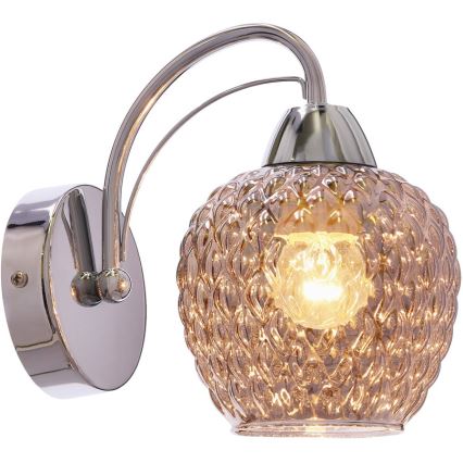 Sienas lampa TOBIAS 1xE27/40W/230V spīdīgi hromēts