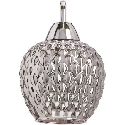Sienas lampa TOBIAS 1xE27/40W/230V spīdīgi hromēts