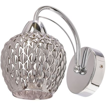 Sienas lampa TOBIAS 1xE27/40W/230V spīdīgi hromēts