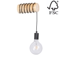 Sienas lampa TRABO 1xE27/60W/230V priede - FSC sertifikāts