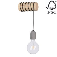 Sienas lampa TRABO 1xE27/60W/230V priede - FSC sertifikāts