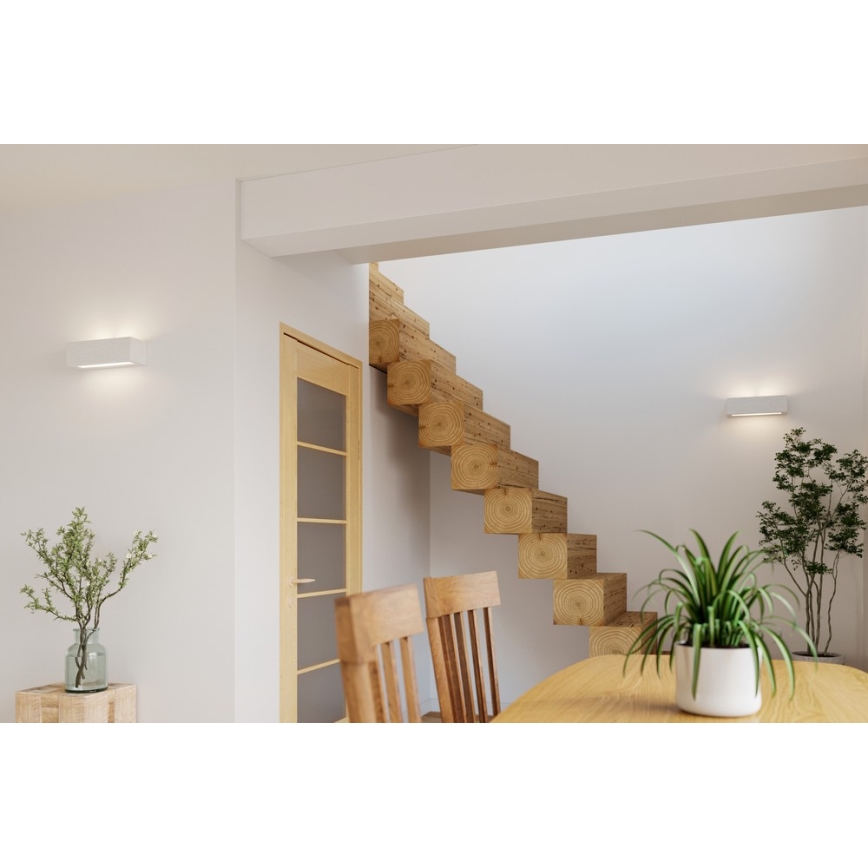 Sienas lampa VEGA 1xE27/60W/230V balta