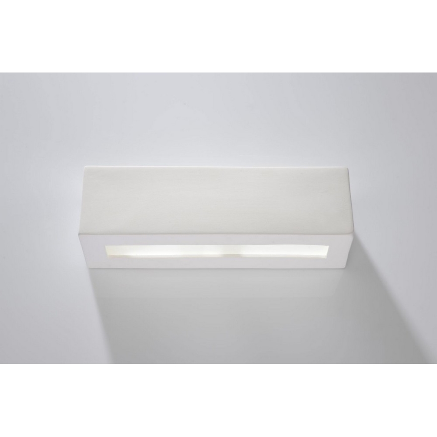 Sienas lampa VEGA 1xE27/60W/230V balta