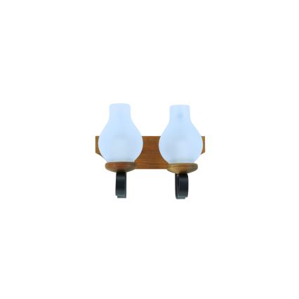Sienas lampa VELA 2xE14/40W/230V dižskābardis - FSC sertificēts
