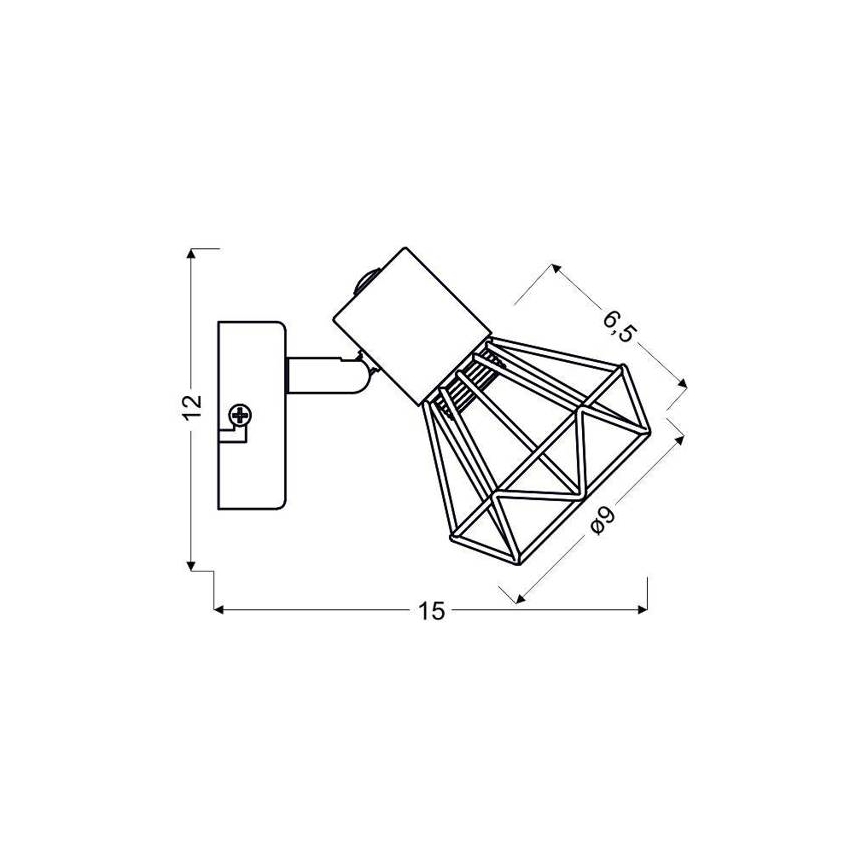 Sienas lampa VERVE 1xE14/40W/230V