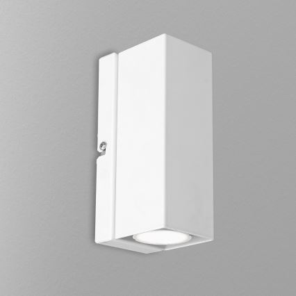 Sienas lampa WALL 1xGU10/8W/230V balta