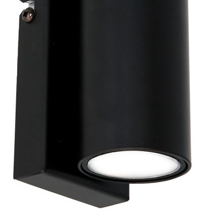 Sienas lampa WALL 1xGU10/8W/230V melna