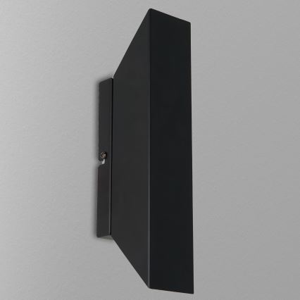 Sienas lampa WALL 2xGU10/8W/230V melna
