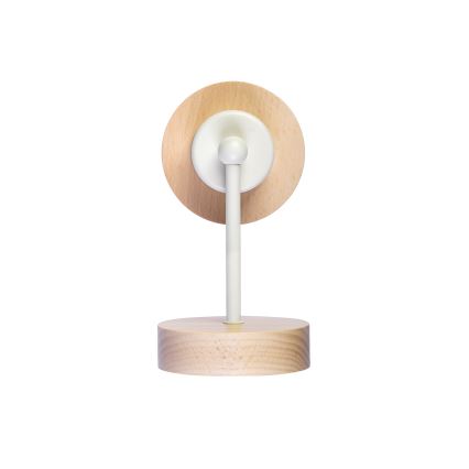 Sienas lampa WOODNEST 1xE27/15W/230V priede/krēmkrāsa