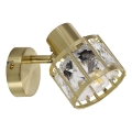 Sienas lampa ZAHARA 1xE27/10W/230V zeltaina