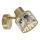 Sienas lampa ZAHARA 1xE27/10W/230V zeltaina