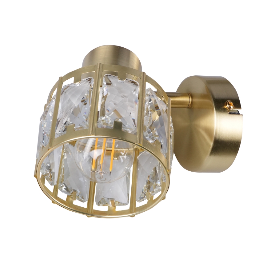 Sienas lampa ZAHARA 1xE27/10W/230V zeltaina