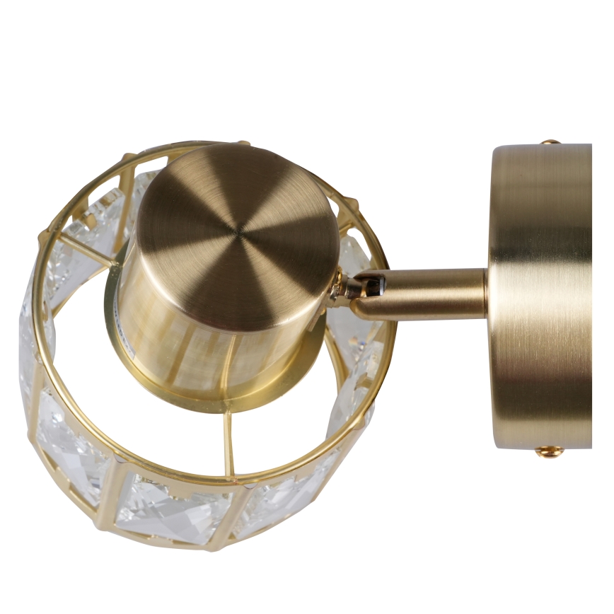Sienas lampa ZAHARA 1xE27/10W/230V zeltaina