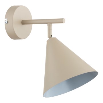 Sienas lampa ZELTA 1xE27/15W/230V bēšā krāsā