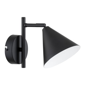 Sienas lampa ZELTA 1xE27/15W/230V melna