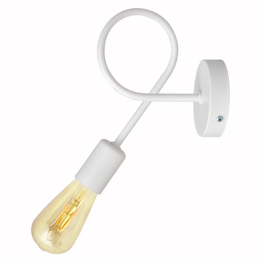 Sienas lampiņa OXFORD 1xE27/15W/230V balta