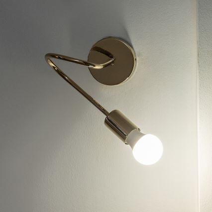 Sienas lampiņa OXFORD 1xE27/15W/230V zelta