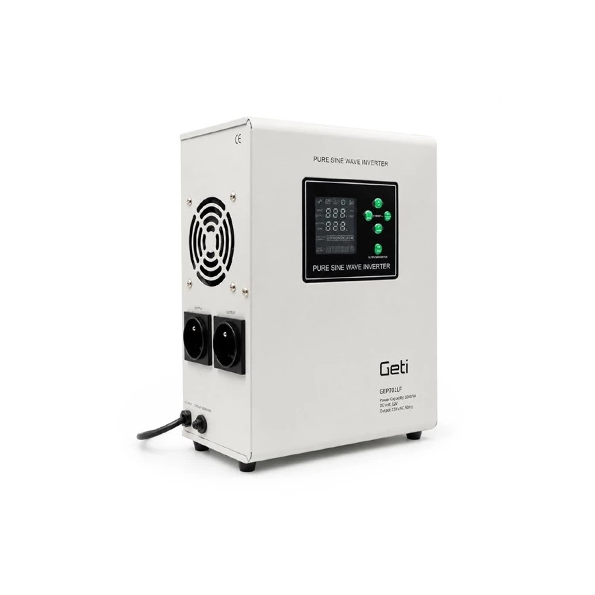 Sienas montējams UPS 700 W/1000 VA — tīrs sinuss