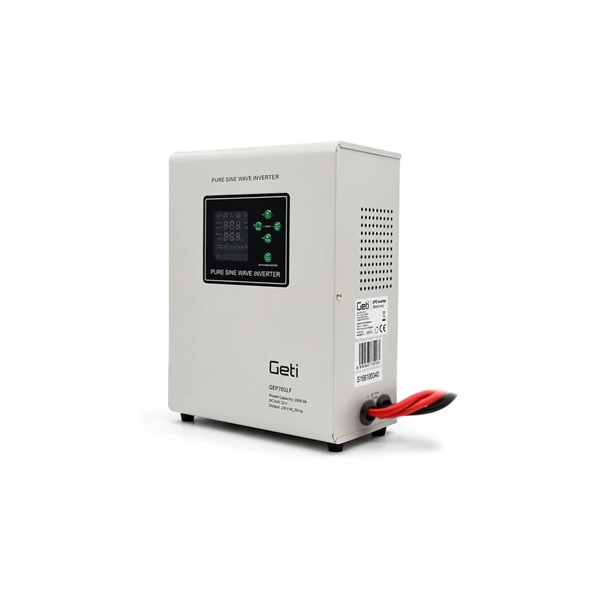 Sienas montējams UPS 700 W/1000 VA — tīrs sinuss