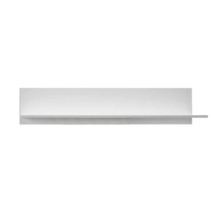 Sienas plaukts 25x120 cm balta