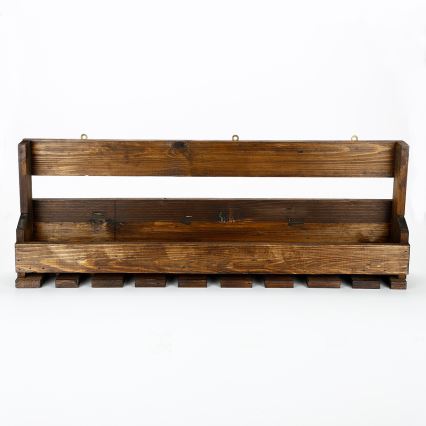 Sienas plaukts 28x102 cm egle brūna