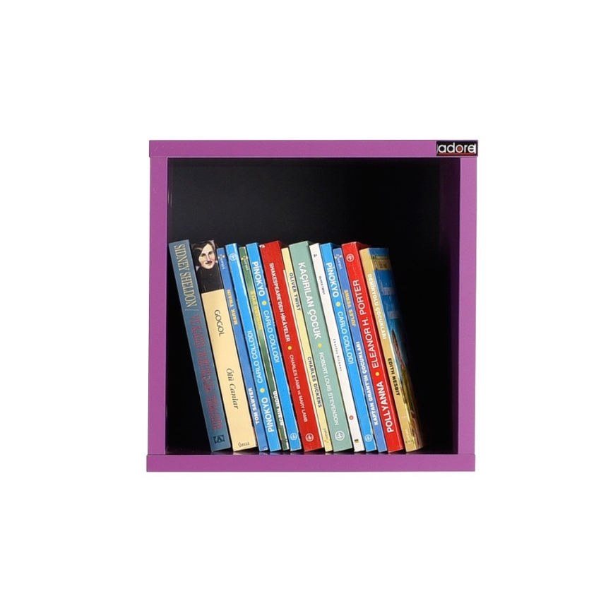 Sienas plaukts 33x33 cm violeta