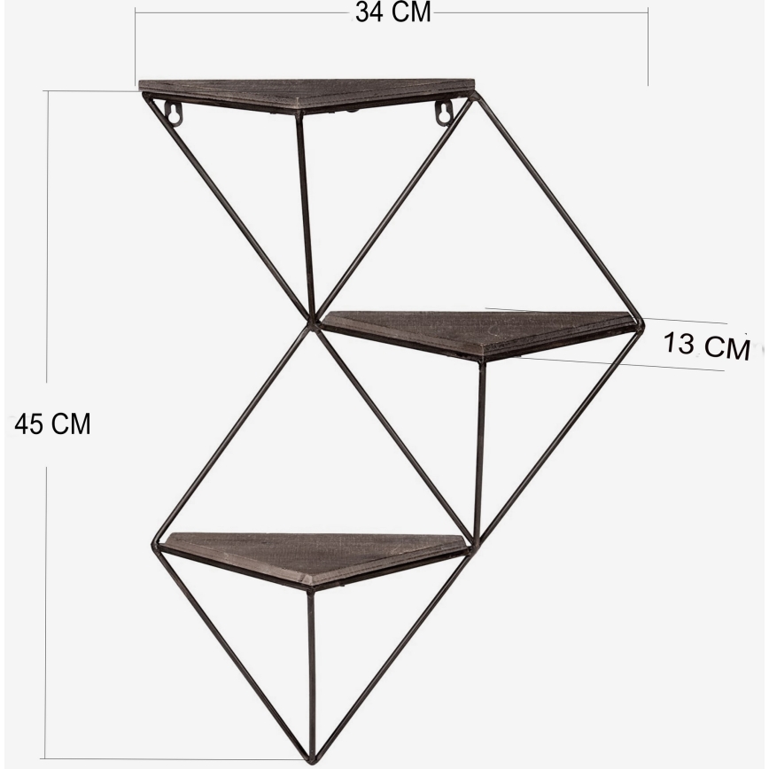 Sienas plaukts 34x45 cm egle