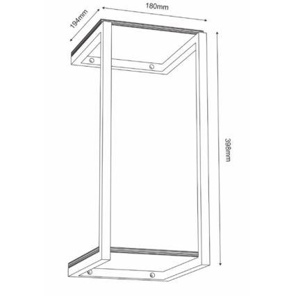 Sienas plaukts 40x18 cm