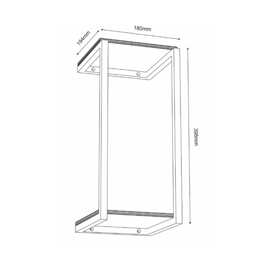 Sienas plaukts 40x18 cm