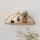 Sienas plaukts 45x18 cm ozols/zelta