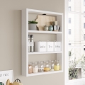 Sienas plaukts 60x43,2 cm balta