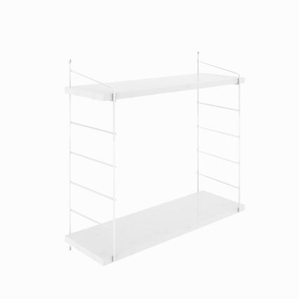 Sienas plaukts ARMONI 58x72 cm balts