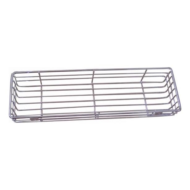 Sienas plaukts dušai 12x40 cm spīdīgs hroms