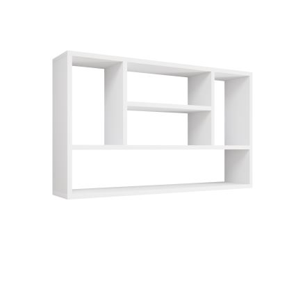 Sienas plaukts PAPIKO 100x60x20 cm balts