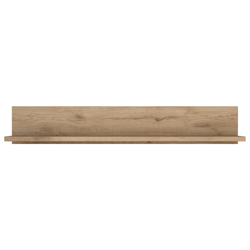 Sienas plaukts RANI 90x15 cm brūna
