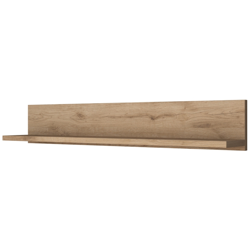 Sienas plaukts RANI 90x15 cm brūna