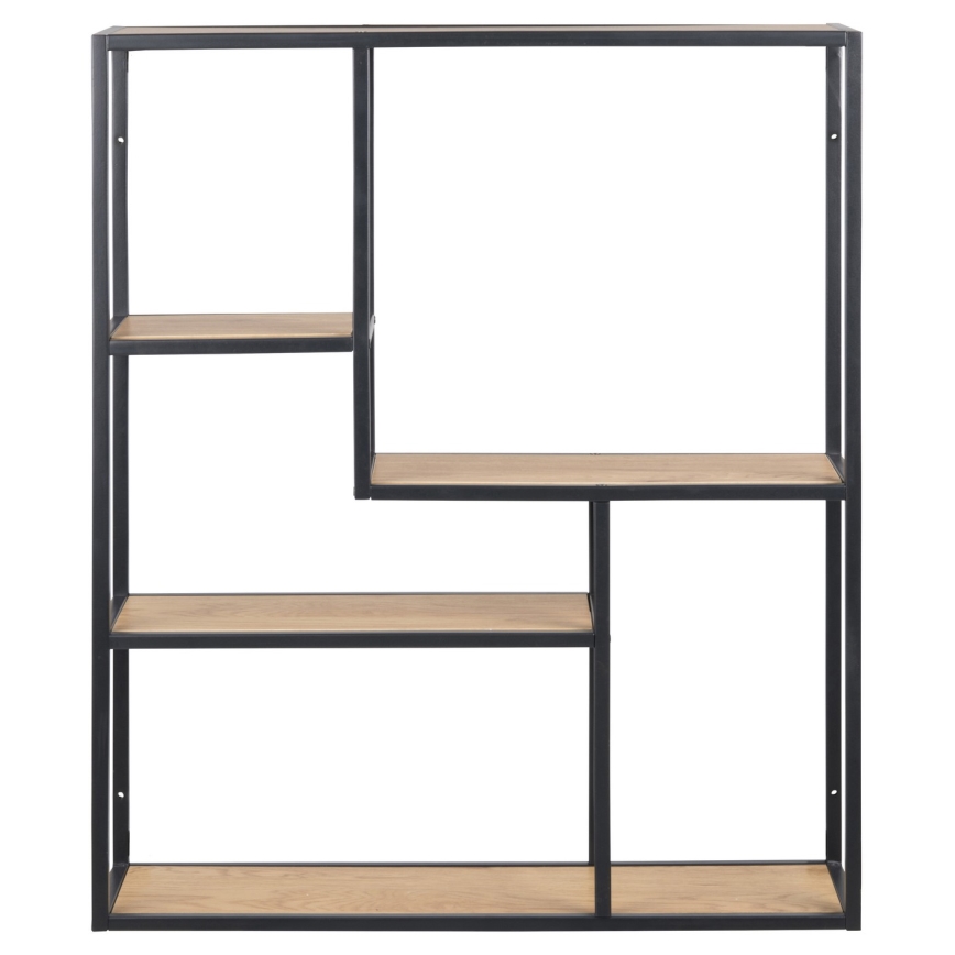 Sienas plaukts SARON ozols/melns