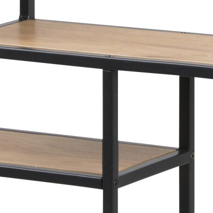 Sienas plaukts SARON ozols/melns