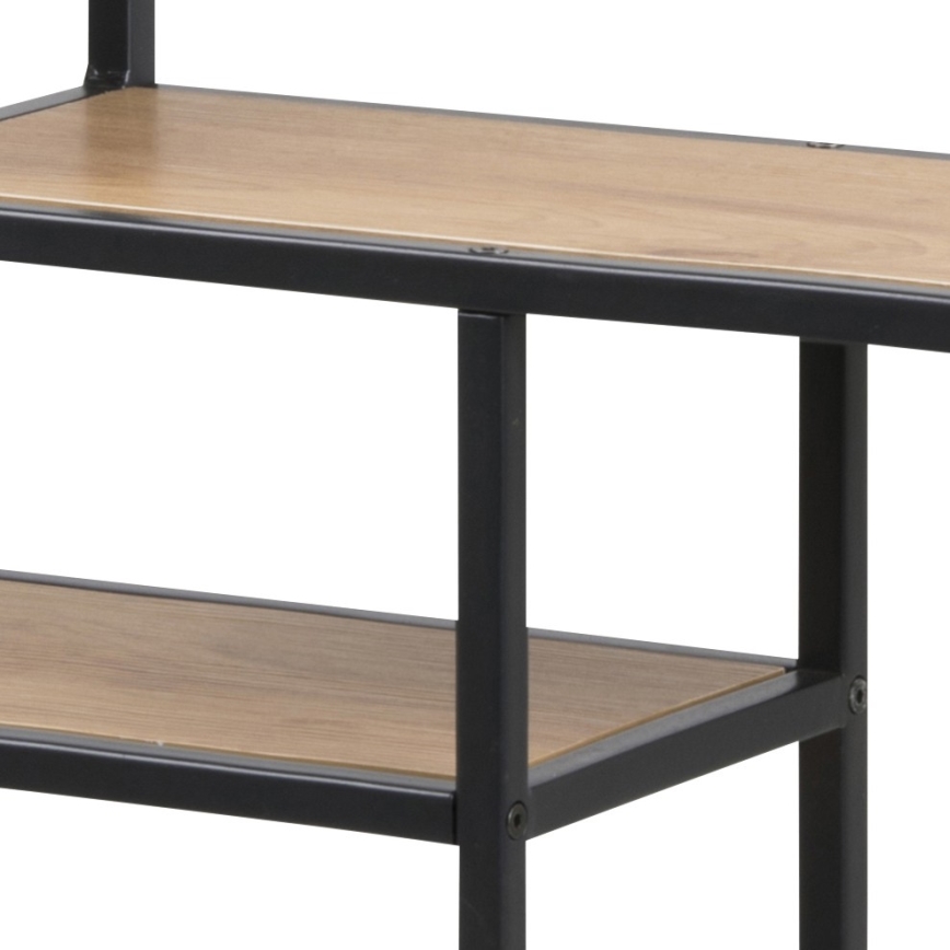 Sienas plaukts SARON ozols/melns