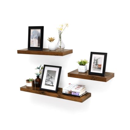 Sienas plaukts SHELFY brūns