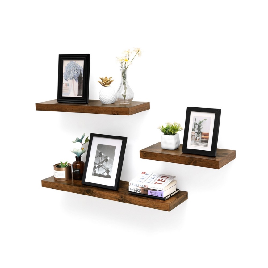 Sienas plaukts SHELFY brūns