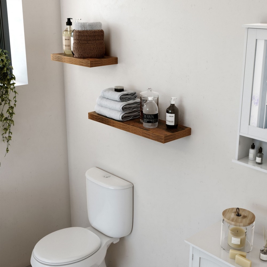 Sienas plaukts SHELFY brūns