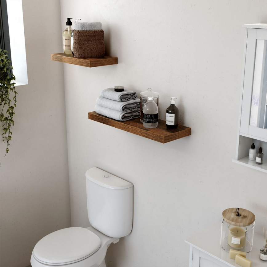 Sienas plaukts SHELFY brūns