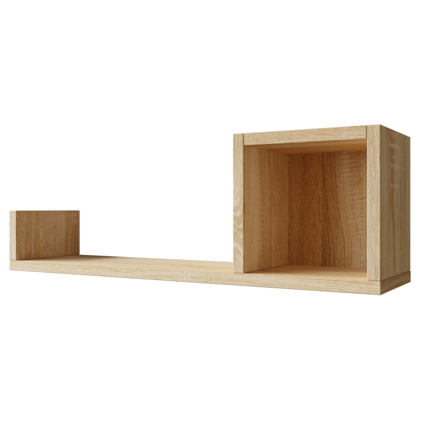 Sienas plaukts SILETO 20x60 cm Sonoma ozols