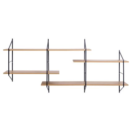 Sienas plaukts TOCO 191x79 cm ozols