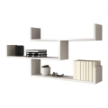 Sienas plaukts TRIO, 119x55x18 cm, balts
