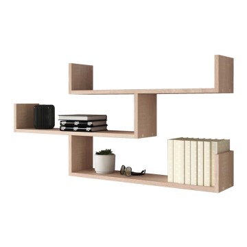 Sienas plaukts TRIO 119x55x18 cm sonoma ozols