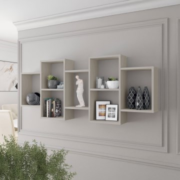 Sienas plaukts TRIO 161x65 cm kašmīrs