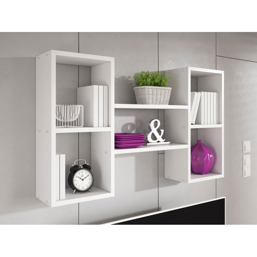 Sienas plaukts TRIO 60x102 cm balta